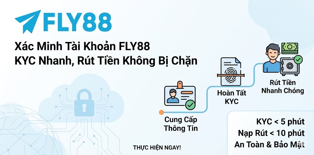 Quy trình xác minh tài khoản FLY88 trên điện thoại